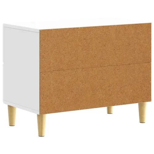 Noćni ormarić Bijela visokog sjaja 62 x 34,5 x 48 cm - Bijela visokog sjaja Cijena