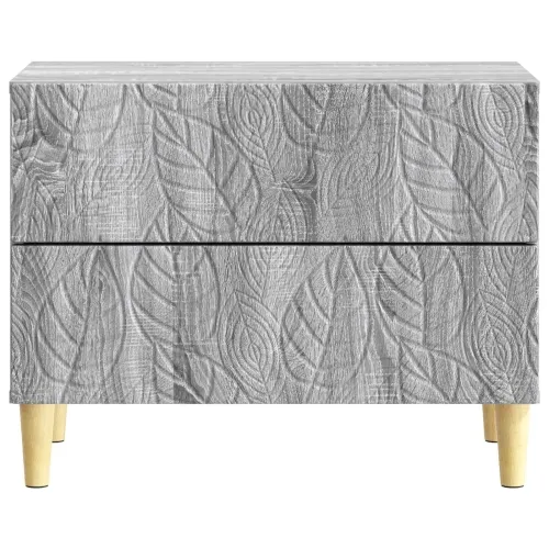 Noćni ormarić Siva Sonoma 62 x 34,5 x 48 cm Konstruirano drvo - Siva Sonoma Cijena