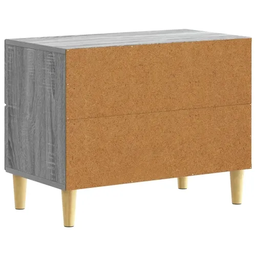 Noćni ormarić Siva Sonoma 62 x 34,5 x 48 cm Konstruirano drvo - Siva Sonoma Cijena