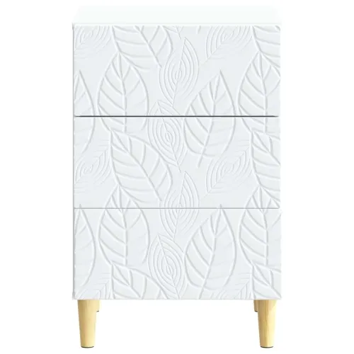 Noćni ormarić Bijela 43 x 39,5 x 66,5 cm Konstruirano drvo - Bijela Cijena