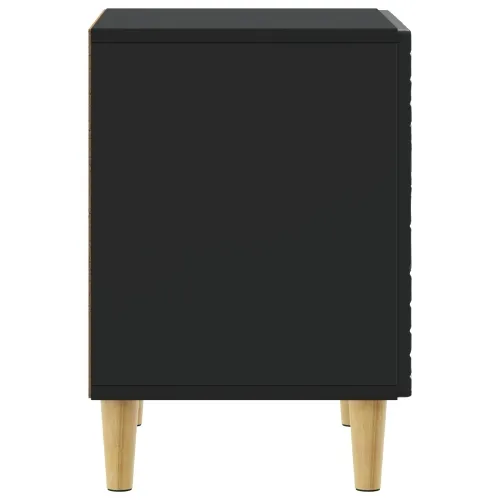 Noćni ormarić 2 kom. Crna 43 x 34,5 x 50 cm Konstruirano drvo - Crna 2 Cijena