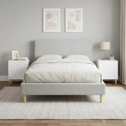 Noćni ormarić 2 kom. Bijela visokog sjaja 43 x 34,5 x 50 cm - Bijela visokog sjaja 2 Cijena