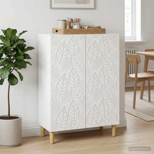 Postol Bijela 66 x 34,5 x 90 cm Konstruirano drvo - Bijela Cijena