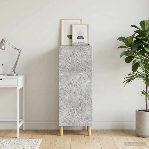 Kreveta Betonska siva 33 x 34,5 x 90 cm Konstruirano drvo - Betonska siva Cijena