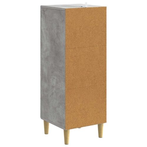 Kreveta Betonska siva 33 x 34,5 x 90 cm Konstruirano drvo - Betonska siva Cijena