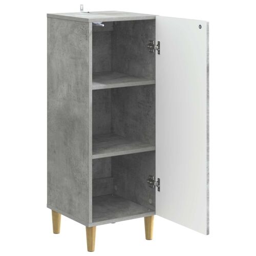 Kreveta Betonska siva 33 x 34,5 x 90 cm Konstruirano drvo - Betonska siva Cijena