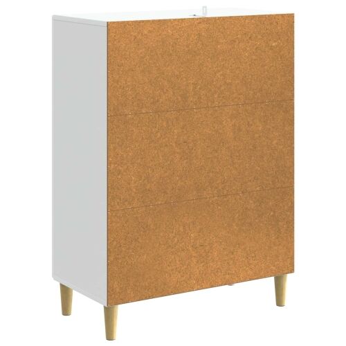 Ormar s ladicama Bijela 66 x 34,5 x 90 cm Konstruirano drvo - Bijela Cijena