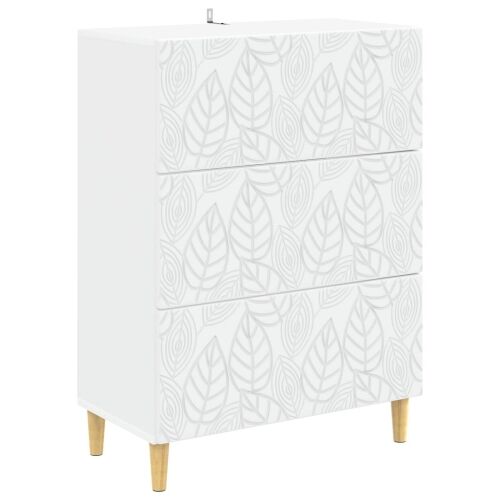 Ormar s ladicama Bijela 66 x 34,5 x 90 cm Konstruirano drvo - Bijela Cijena