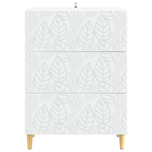 Ormar s ladicama Bijela 66 x 34,5 x 90 cm Konstruirano drvo - Bijela Cijena
