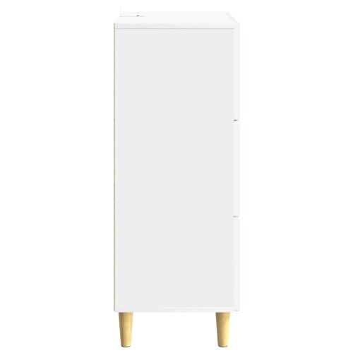 Ormar s ladicama Bijela 66 x 34,5 x 90 cm Konstruirano drvo - Bijela Cijena