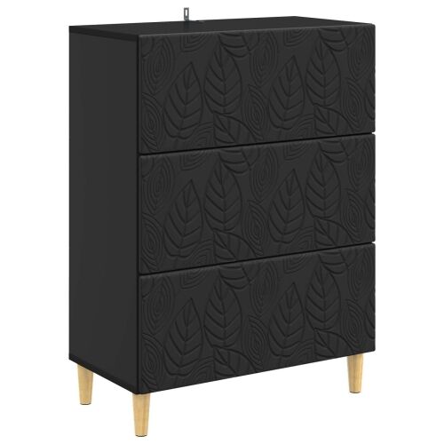 Ormar s ladicama Crna 66 x 34,5 x 90 cm Konstruirano drvo - Crna Cijena