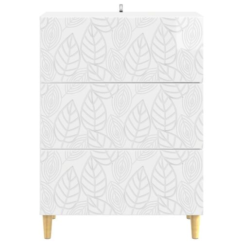Ormar s ladicama Bijela visokog sjaja 66 x 34,5 x 90 cm - Bijela visokog sjaja Cijena