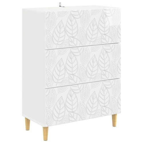 Ormar s ladicama Bijela visokog sjaja 66 x 34,5 x 90 cm - Bijela visokog sjaja Cijena