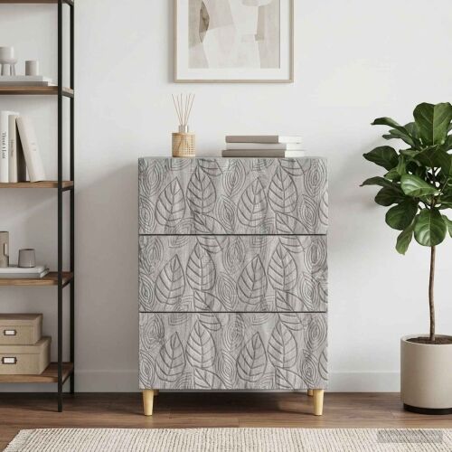 Ormar s ladicama Siva Sonoma 66 x 34,5 x 90 cm - Siva Sonoma Cijena