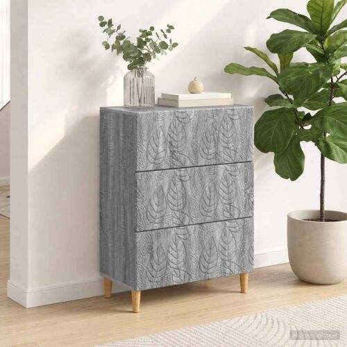 Ormar s ladicama Siva Sonoma 66 x 34,5 x 90 cm - Siva Sonoma Cijena