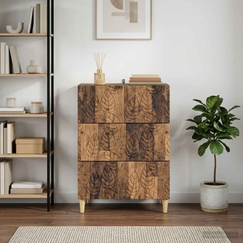 Ormar s ladicama Staro drvo 66 x 34,5 x 90 cm Konstruirano drvo - Staro drvo Cijena