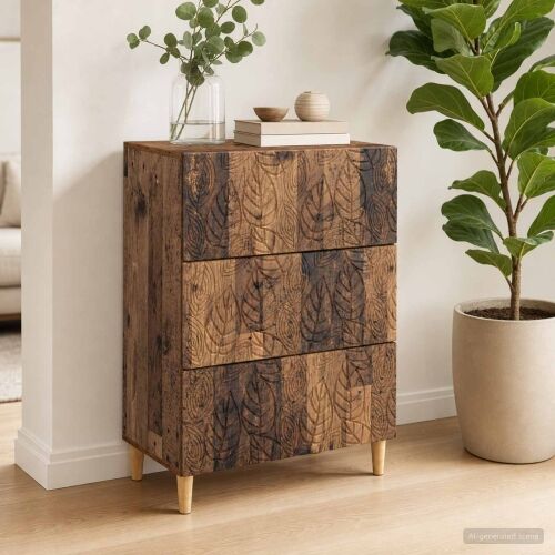 Ormar s ladicama Staro drvo 66 x 34,5 x 90 cm Konstruirano drvo - Staro drvo Cijena