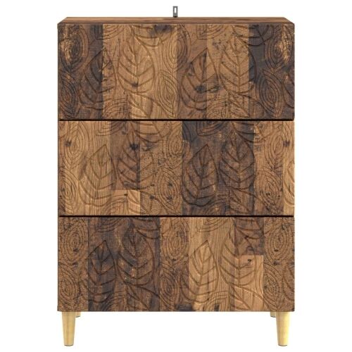 Ormar s ladicama Staro drvo 66 x 34,5 x 90 cm Konstruirano drvo - Staro drvo Cijena