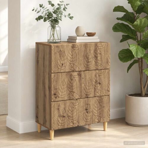 Ormar s ladicama 66 x 34,5 x 90 cm Konstruirano drvo - Hrast artisan Cijena