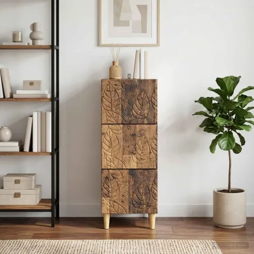 Ormar s ladicama Staro drvo 33 x 34,5 x 90 cm Konstruirano drvo - Staro drvo Cijena