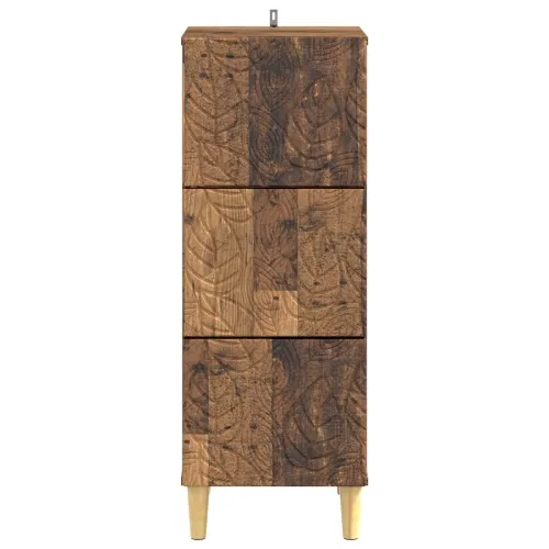 Ormar s ladicama Staro drvo 33 x 34,5 x 90 cm Konstruirano drvo - Staro drvo Cijena
