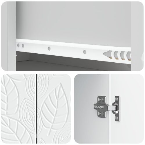 Kreveta Bijela 66 x 34,5 x 90 cm Konstruirano drvo - Bijela Cijena