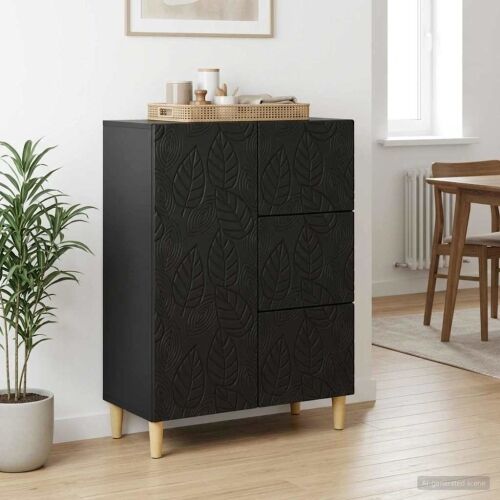 Kreveta Crna 66 x 34,5 x 90 cm Konstruirano drvo - Crna Cijena