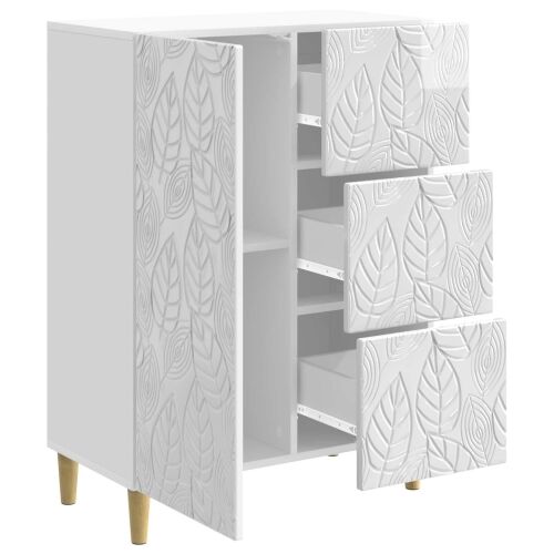 Kreveta Bijela visokog sjaja 66 x 34,5 x 90 cm - Bijela visokog sjaja Cijena