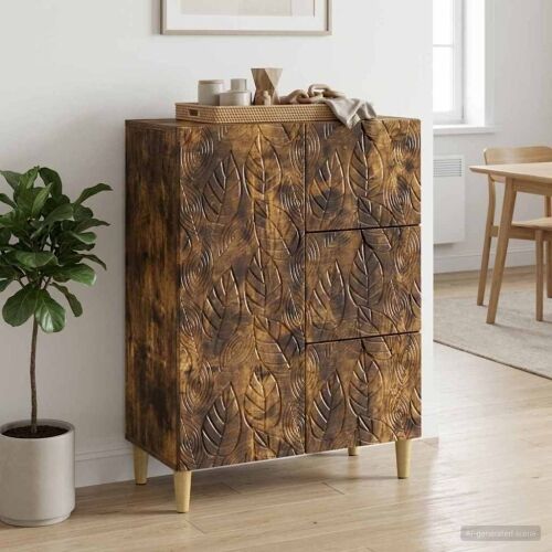 Kreveta Dimljeni hrast 66 x 34,5 x 90 cm Konstruirano drvo - Dimljeni hrast Cijena