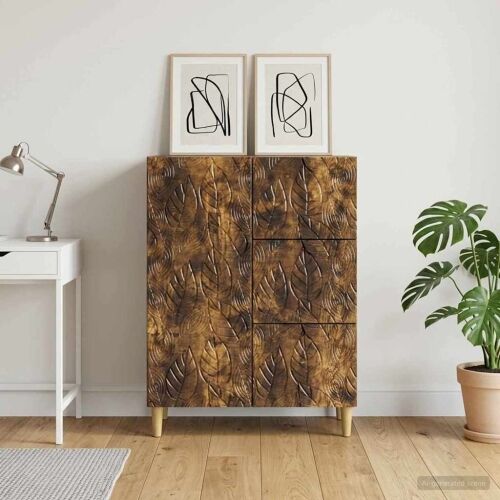 Kreveta Dimljeni hrast 66 x 34,5 x 90 cm Konstruirano drvo - Dimljeni hrast Cijena