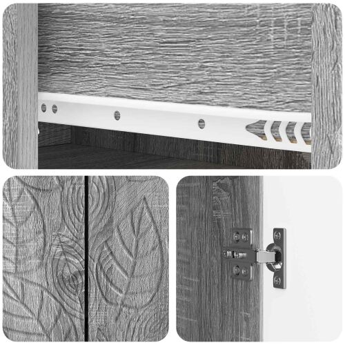 Kreveta Siva Sonoma 66 x 34,5 x 90 cm Konstruirano drvo - Siva Sonoma Cijena