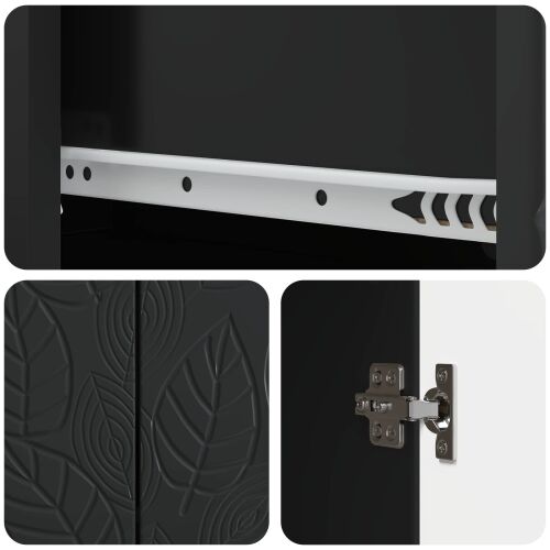 Kreveta Crna 66 x 34,5 x 90 cm Konstruirano drvo - Crna Cijena