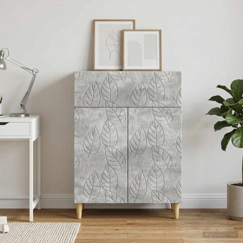 Kreveta Betonska siva 66 x 34,5 x 90 cm Konstruirano drvo - Betonska siva Cijena