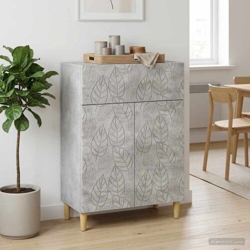 Kreveta Betonska siva 66 x 34,5 x 90 cm Konstruirano drvo - Betonska siva Cijena