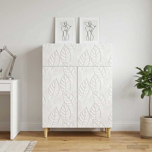 Kreveta Bijela visokog sjaja 66 x 34,5 x 90 cm - Bijela visokog sjaja Cijena