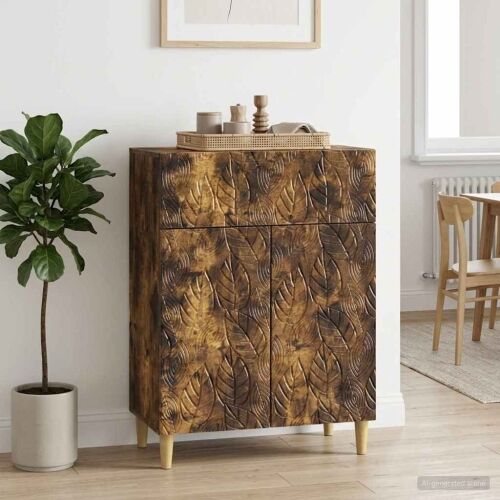 Kreveta Dimljeni hrast 66 x 34,5 x 90 cm Konstruirano drvo - Dimljeni hrast Cijena