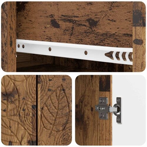 Kreveta Staro drvo 66 x 34,5 x 90 cm Konstruirano drvo - Staro drvo Cijena