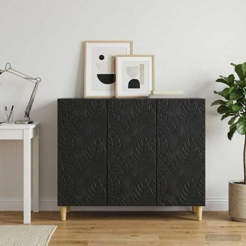 Kreveta Crna 89 x 34,5 x 80 cm Konstruirano drvo - Crna Cijena