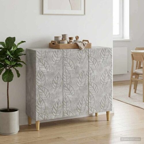 Kreveta Betonska siva 89 x 34,5 x 80 cm Konstruirano drvo - Betonska siva Cijena