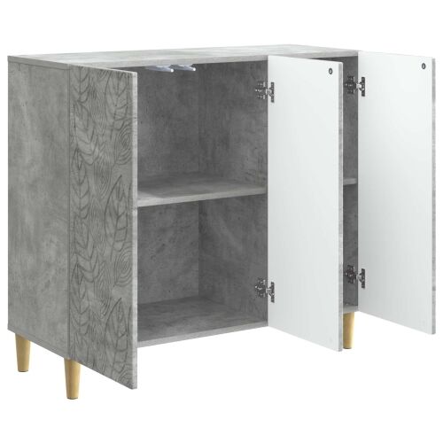 Kreveta Betonska siva 89 x 34,5 x 80 cm Konstruirano drvo - Betonska siva Cijena
