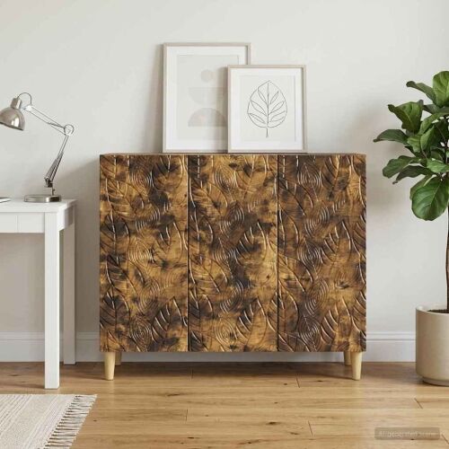 Kreveta Dimljeni hrast 89 x 34,5 x 80 cm Konstruirano drvo - Dimljeni hrast Cijena