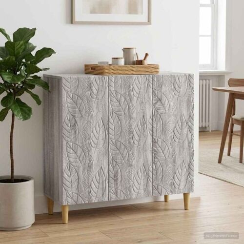 Kreveta Siva Sonoma 89 x 34,5 x 80 cm Konstruirano drvo - Siva Sonoma Cijena