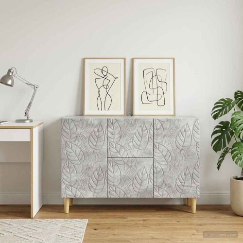 Kreveta Betonska siva 89 x 34,5 x 60 cm Konstruirano drvo - Betonska siva Cijena
