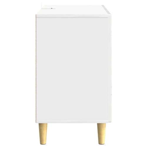 Kreveta Bijela visokog sjaja 89 x 34,5 x 60 cm - Bijela visokog sjaja Cijena