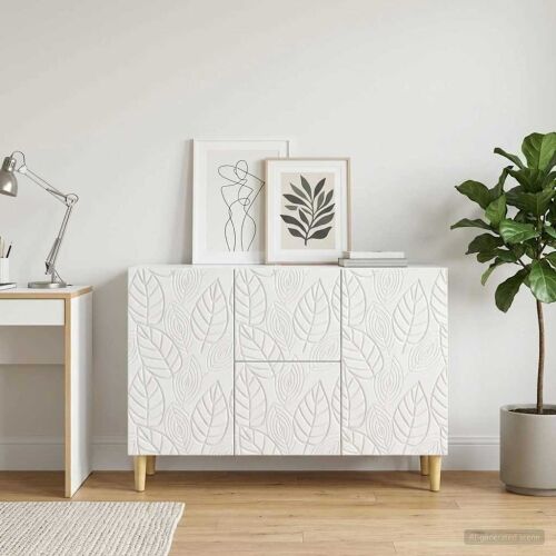Kreveta Bijela visokog sjaja 89 x 34,5 x 60 cm - Bijela visokog sjaja Cijena