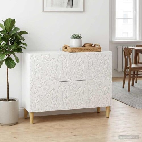 Kreveta Bijela visokog sjaja 89 x 34,5 x 60 cm - Bijela visokog sjaja Cijena