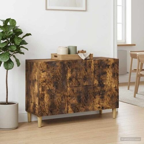 Kreveta Dimljeni hrast 89 x 34,5 x 60 cm Konstruirano drvo - Dimljeni hrast Cijena