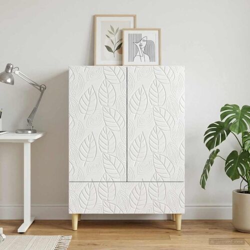 Kreveta Bijela visokog sjaja 66 x 34,5 x 95 cm - Bijela visokog sjaja Cijena