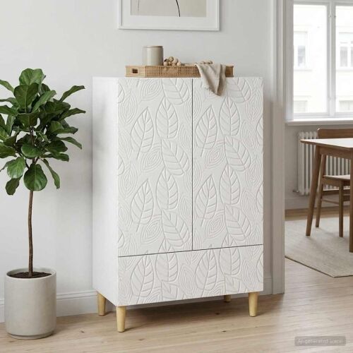 Kreveta Bijela visokog sjaja 66 x 34,5 x 95 cm - Bijela visokog sjaja Cijena