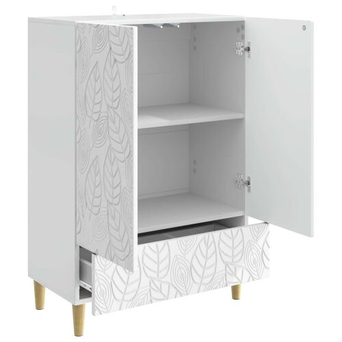 Kreveta Bijela visokog sjaja 66 x 34,5 x 95 cm - Bijela visokog sjaja Cijena